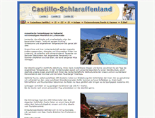 Tablet Screenshot of castillo-schlaraffenland.de
